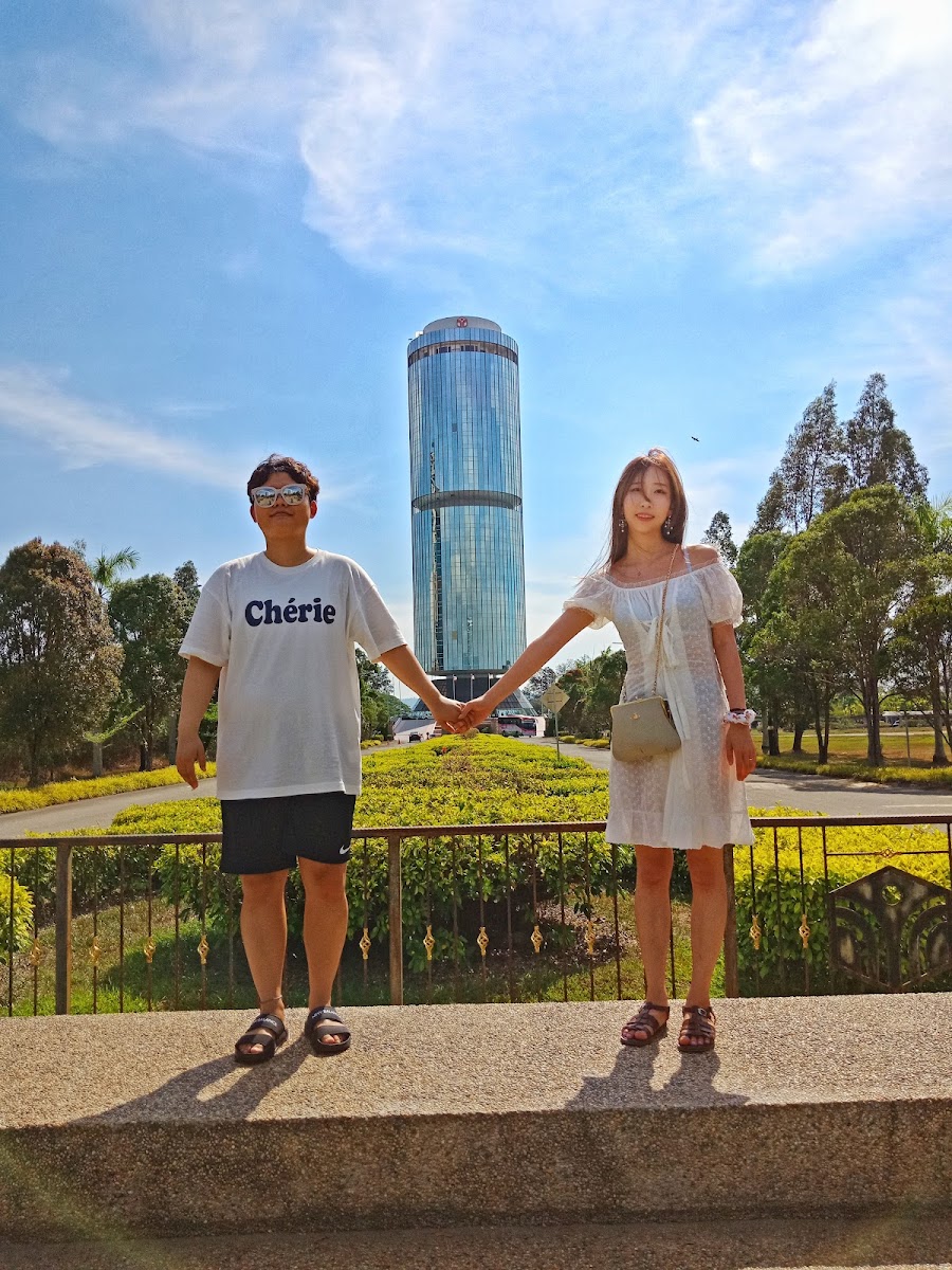 Guests near the Sabah Foundation Building