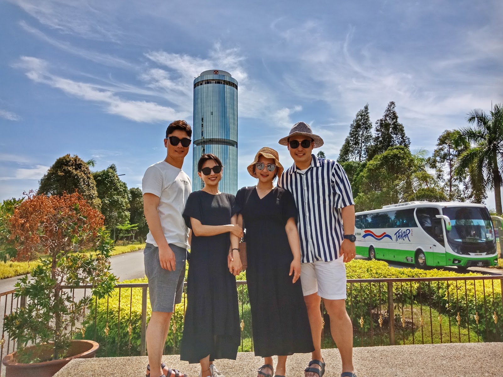 Guests on a Kota Kinabalu city outing
